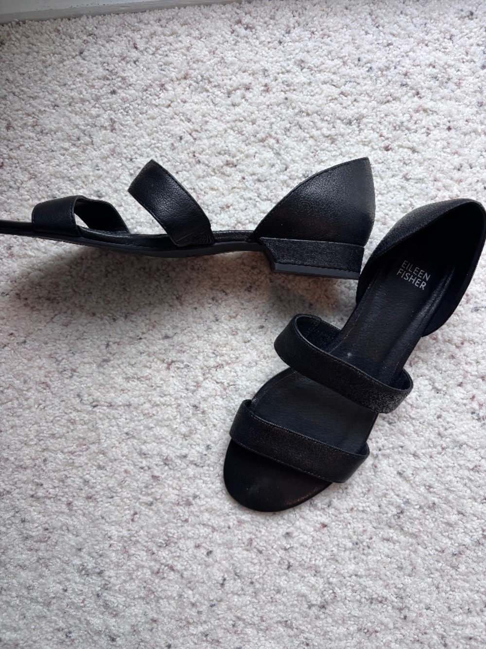 Eileen Fisher leather sandal NEW 9 ½
